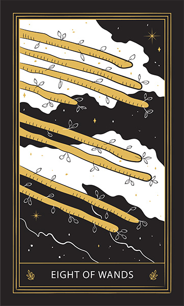 Eight of Wands